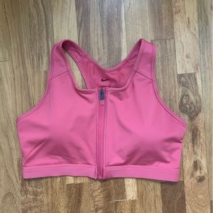 Nike pink sports bra